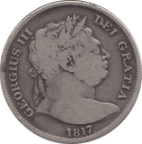 1817 HALFCROWN ( FINE ) - Halfcrown - Cambridgeshire Coins
