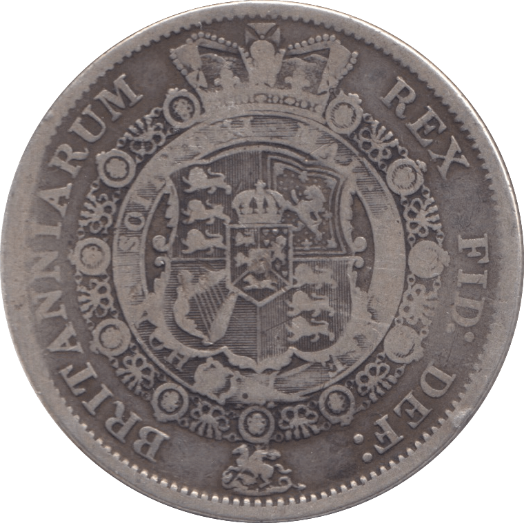 1817 HALFCROWN ( FINE ) - Halfcrown - Cambridgeshire Coins