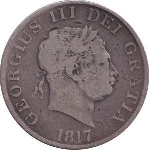 1817 HALFCROWN ( FINE ) - halfcrown - Cambridgeshire Coins