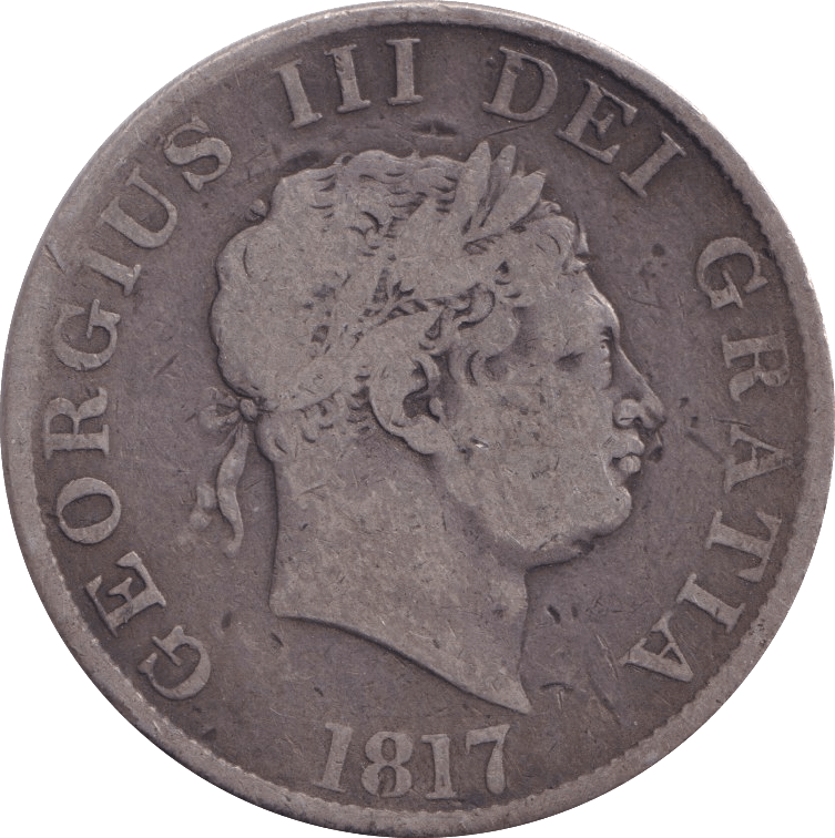 1817 HALFCROWN ( FINE ) - halfcrown - Cambridgeshire Coins