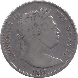1817 HALFCROWN ( FINE ) - Halfcrown - Cambridgeshire Coins