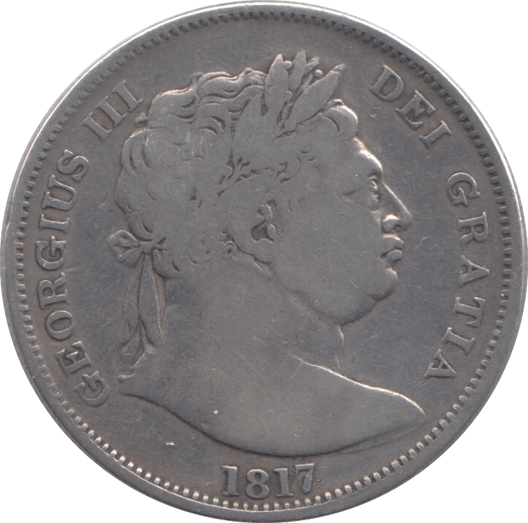 1817 HALFCROWN ( FINE ) - Halfcrown - Cambridgeshire Coins