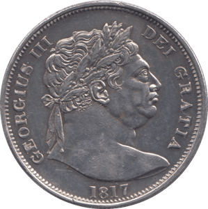 1817 HALFCROWN ( GVF ) - Halfcrown - Cambridgeshire Coins