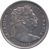 1817 HALFCROWN ( GVF ) - Halfcrown - Cambridgeshire Coins
