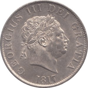 1817 HALFCROWN ( UNC ) - Halfcrown - Cambridgeshire Coins