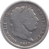 1817 SHILLING ( FINE ) - Shilling - Cambridgeshire Coins