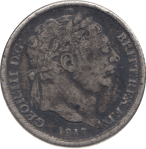 1817 SIXPENCE ( FINE ) 3 - Sixpence - Cambridgeshire Coins