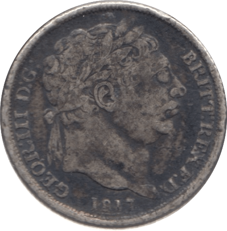 1817 SIXPENCE ( FINE ) 3 - Sixpence - Cambridgeshire Coins