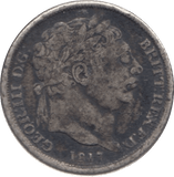 1817 SIXPENCE ( FINE ) 3 - Sixpence - Cambridgeshire Coins