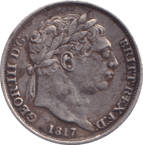 1817 SIXPENCE ( VF ) - sixpence - Cambridgeshire Coins