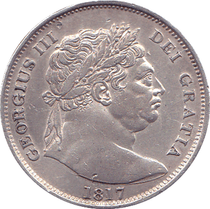 1817 HALFCROWN ( EF )