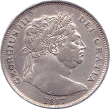 1817 HALFCROWN ( EF )