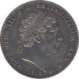 1818 CROWN ( AUNC ) LVIII - Crown - Cambridgeshire Coins