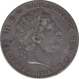 1818 CROWN ( GVF) LIX - Crown - Cambridgeshire Coins