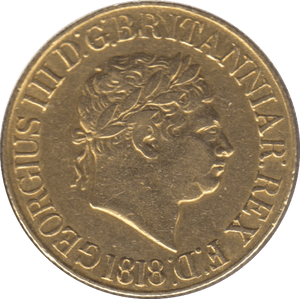 1818 GOLD SOVEREIGN ( GVF ) - Sovereign - Cambridgeshire Coins