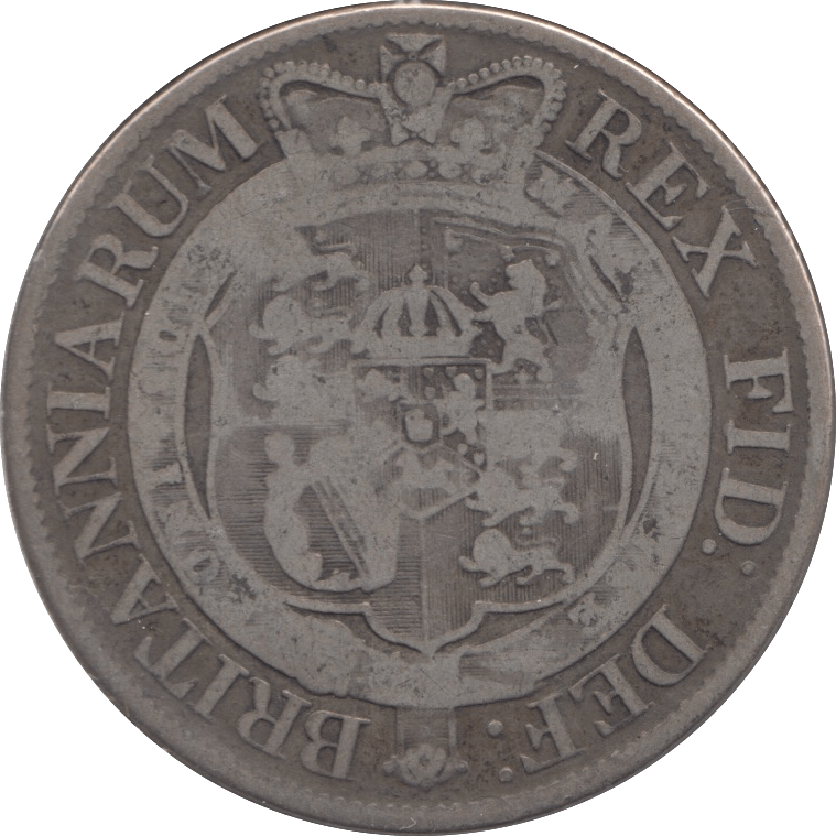 1818 HALFCROWN ( FINE ) - Halfcrown - Cambridgeshire Coins