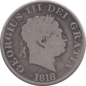 1818 HALFCROWN ( NF ) - Halfcrown - Cambridgeshire Coins