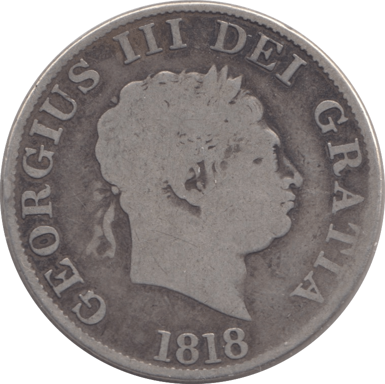 1818 HALFCROWN ( NF ) - Halfcrown - Cambridgeshire Coins