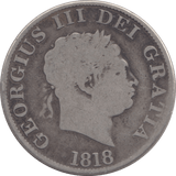 1818 HALFCROWN ( NF ) - Halfcrown - Cambridgeshire Coins