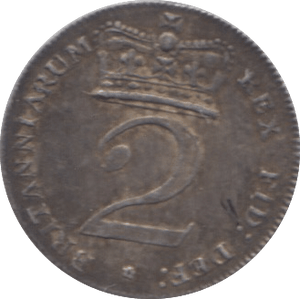 1818 MAUNDY TWOPENCE ( EF ) - Maundy Coins - Cambridgeshire Coins