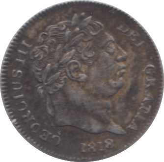 1818 MAUNDY TWOPENCE ( EF ) - Maundy Coins - Cambridgeshire Coins