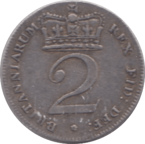 1818 MAUNDY TWOPENCE ( VF ) - Maundy Coins - Cambridgeshire Coins