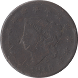 1818 USA ONE CENT - WORLD COINS - Cambridgeshire Coins