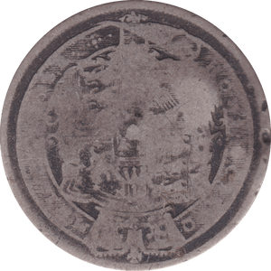 1818 SIXPENCE ( FAIR )