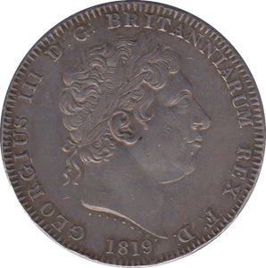 1819 CROWN ( EF ) LX 2 - Crown - Cambridgeshire Coins