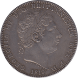 1819 CROWN ( EF ) LX 2 - Crown - Cambridgeshire Coins