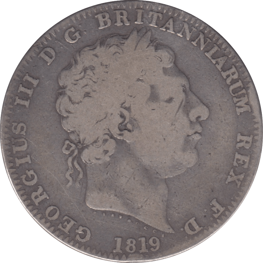 1819 CROWN ( FINE ) 14 - Crown - Cambridgeshire Coins