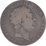 1819 CROWN ( FINE ) 14 - Crown - Cambridgeshire Coins