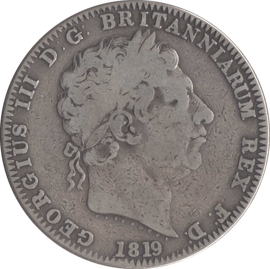 1819 CROWN ( FINE ) - Crown - Cambridgeshire Coins