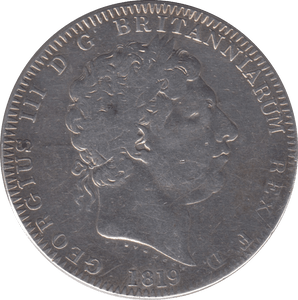 1819 CROWN ( FINE ) LIX - Crown - Cambridgeshire Coins