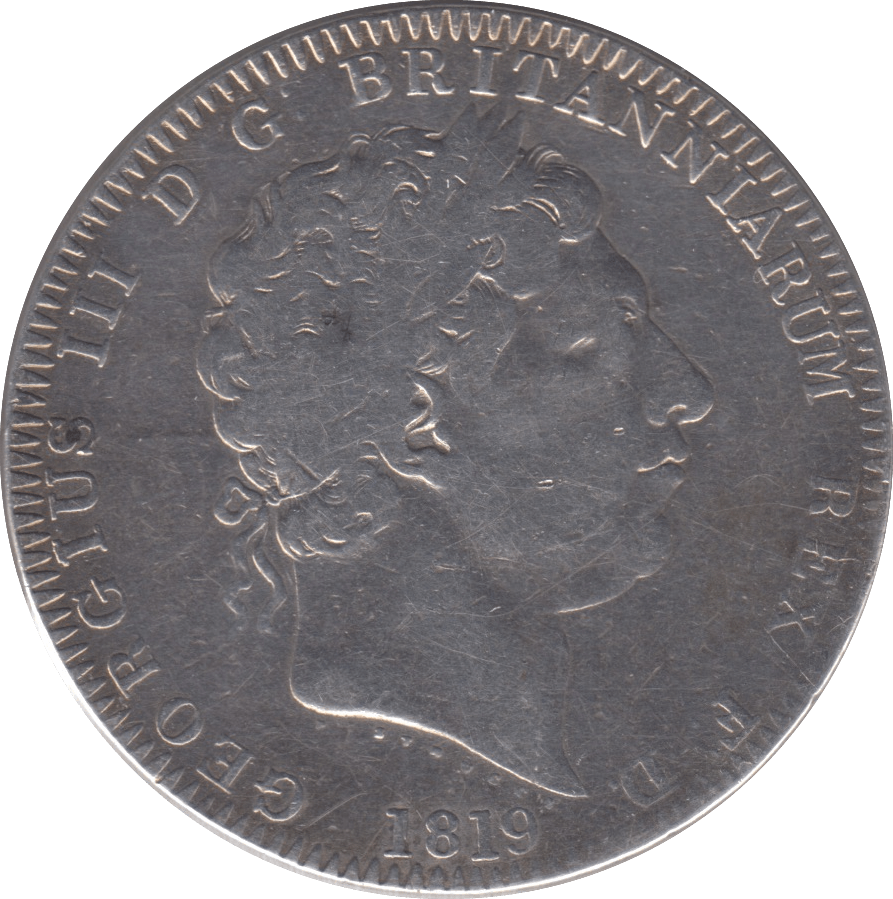 1819 CROWN ( FINE ) LIX - Crown - Cambridgeshire Coins