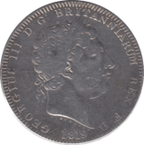 1819 CROWN ( FINE ) LIX - Crown - Cambridgeshire Coins