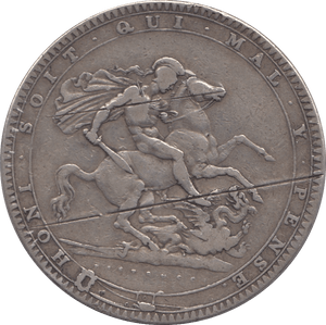1819 CROWN ( GF ) LX 6 SCRATCH - Crown - Cambridgeshire Coins