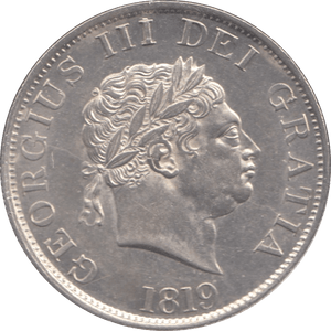 1819 HALFCROWN ( AUNC ) - Halfcrown - Cambridgeshire Coins