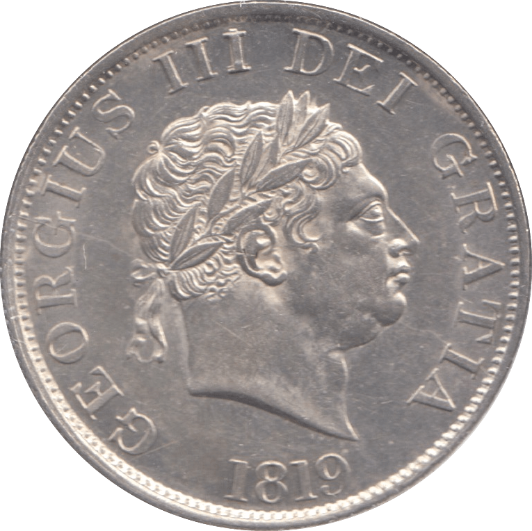 1819 HALFCROWN ( AUNC ) - Halfcrown - Cambridgeshire Coins