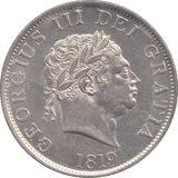 1819 HALFCROWN ( AUNC ) - Halfcrown - Cambridgeshire Coins