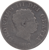 1819 HALFCROWN ( FINE ) - Halfcrown - Cambridgeshire Coins