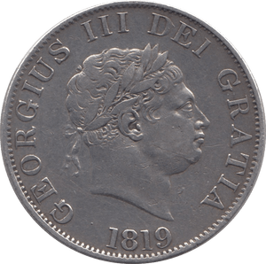 1819 HALFCROWN ( GVF ) - HALFCROWN - Cambridgeshire Coins