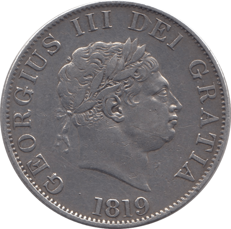 1819 HALFCROWN ( GVF ) - HALFCROWN - Cambridgeshire Coins