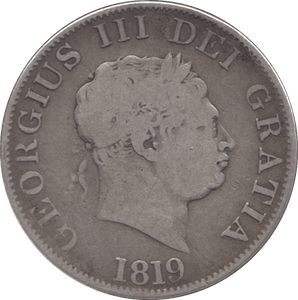 1819 HALFCROWN ( NF ) 11 - Halfcrown - Cambridgeshire Coins