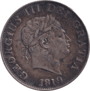 1819 HALFCROWN ( VF ) - Halfcrown - Cambridgeshire Coins