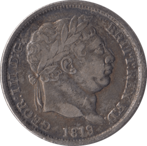 1819 SHILLING ( FINE ) - Shilling - Cambridgeshire Coins