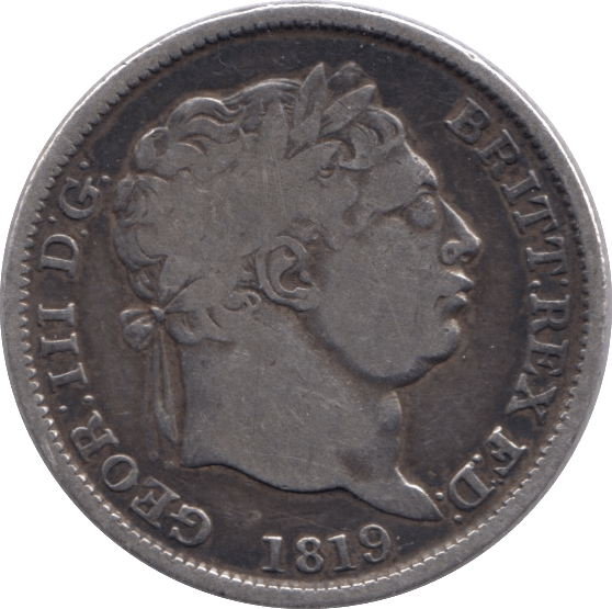 1819 SHILLING ( FINE ) - Shilling - Cambridgeshire Coins