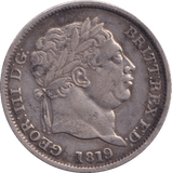 1819 SHILLING ( VF ) - Shilling - Cambridgeshire Coins