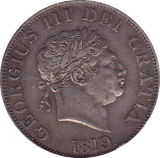 1819 HALFCROWN ( VF )