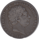 1820 CROWN ( FINE ) - Crown - Cambridgeshire Coins